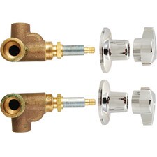 Union Brass Two Handle Tub & Shower Faucet