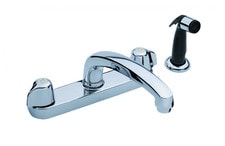 Gerber Two Handle Kitchen Faucet with Spray