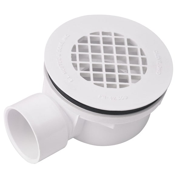 E.L. Mustee PVC Shower Drain - 1-1/2"