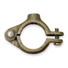 Warwick Hanger Company Iron Hinged Pipe Clamp - 3/8"