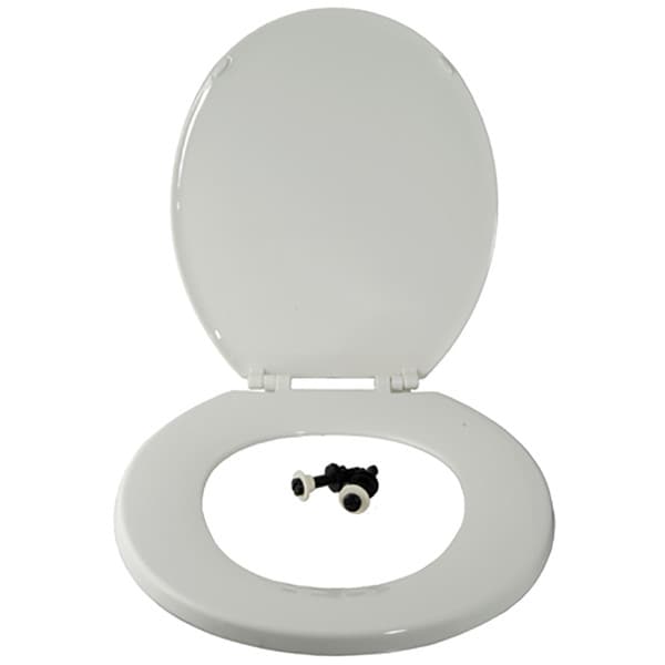 Comfort Seats Round Toilet Seat - White