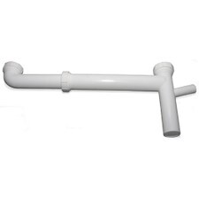 PVC Continuous Waste 1-1/2"X16" with 3/4" Dishwasher Branch