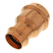 Apollo Copper Press Fit Reducer Coupling - 1-1/4" X 1/2"