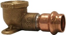 Copper Drop Ear 90° Elbow - 1/2"