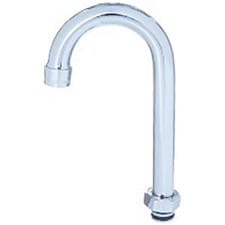 Binford Gooseneck Spout - 10", Chrome