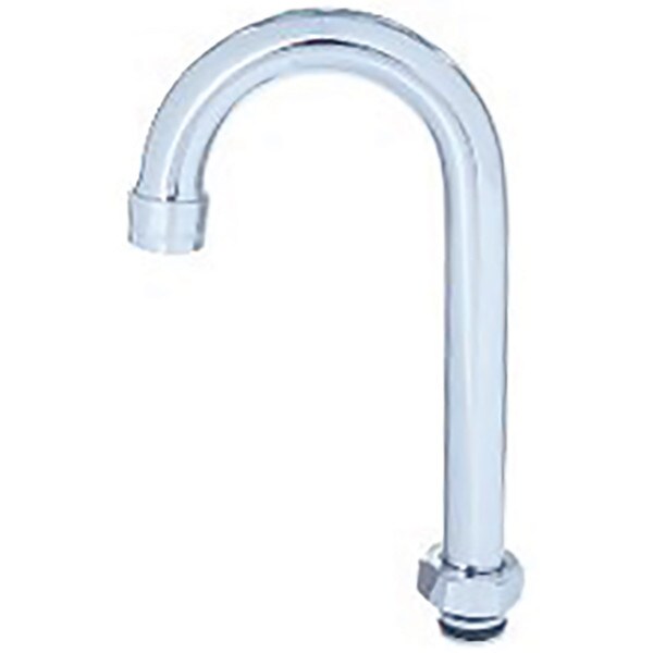 Binford Gooseneck Spout - 10", Chrome