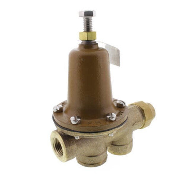 Watts Pressure Reducing Valve - 1/2", 25-75 PSI, Temp. Range 33F - 160F