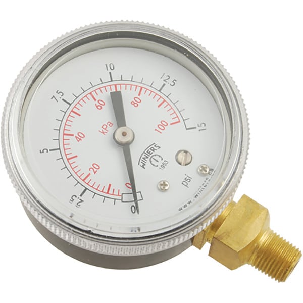 Winters Instruments Pulsation Resistant Pressure Gauge - 2-1/2" x 1/4", 30 PSI