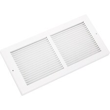 Hart & Cooley Baseboard Return Air Grille 14" X 8 White