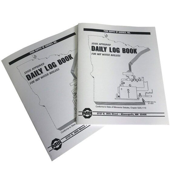 Minnesota State Approved Boiler Log Book - Steam Heating