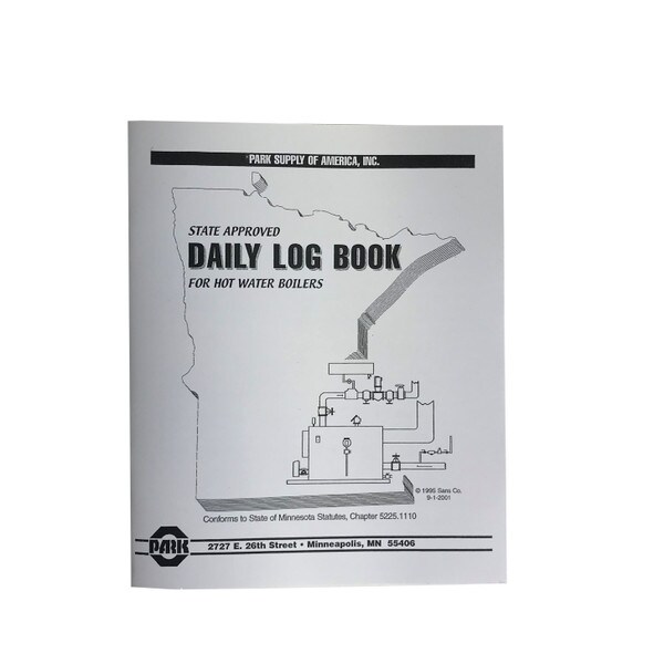 Minnesota State Approved Boiler Log Book - Steam Heating