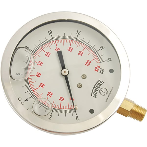 Winters Instruments Liquid Filled Pressure Gauge