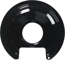 Stanco Range Drip Pan - 6", Black Porcelain