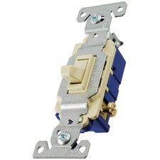 3-Way Toggle Switch - Ivory