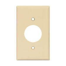 Mid-Sized Wall Plate - 1 GANG, Ivory