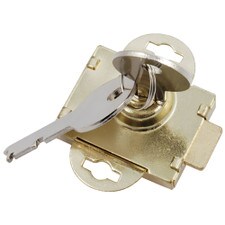 Prime Line Brass Mailbox Lock - 1/2"