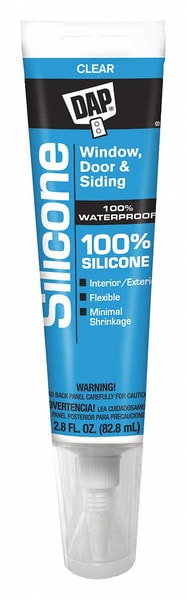 Dap Products Silicone Bathtub Sealant - 2.8oz, Clear