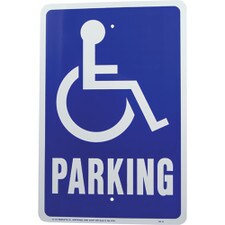 Hy-Ko Products Aluminum Handicap Parking Sign