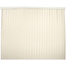 Wand Type Closure Vertical Blind - 84" x 54", White