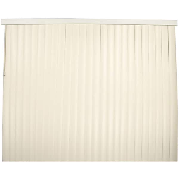 Wand Type Closure Vertical Blind - 54" x 78", White