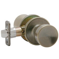 Weiser Lock Beverly™ Hall & Closet Door Knob Set - Antique Brass, 6 Way Latch