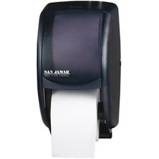 San Jamar Duett Black Pearl Toilet Tissue Dispenser