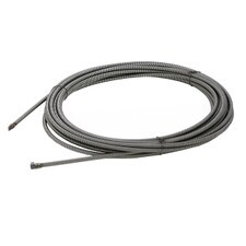 General Wire Spring Flexicore Drain Cleaner Cable - 1/2" x 75' with Female Connector