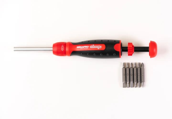 Megapro® 13-in-1 Ratcheting Screwdriver with Cushioned Handle