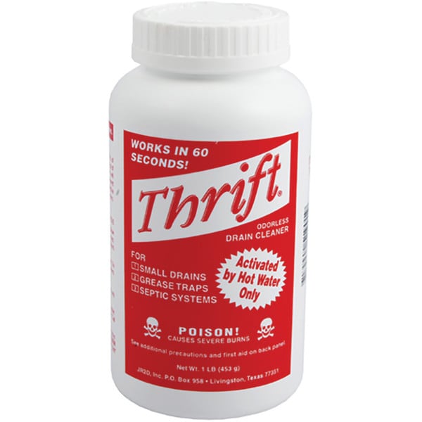 Thrift Alkaline Based Drain Cleaner - 1 Lb.