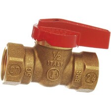 JMF Brass Gas Ball Valve - 3/4" FIP, 1/4 Turn