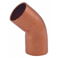 Copper 45º Sweat Elbow - 2-1/2"