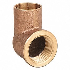 Copper Sweat X FPT 90° Elbow - 3/4" SWT x 3/4" FPT