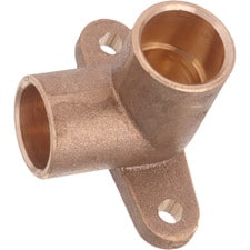 Copper Sweat Drop Ear 90° Elbow - 1/2"