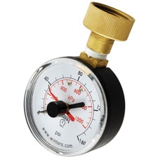 Winters Instruments Water Pressure Test Gauge